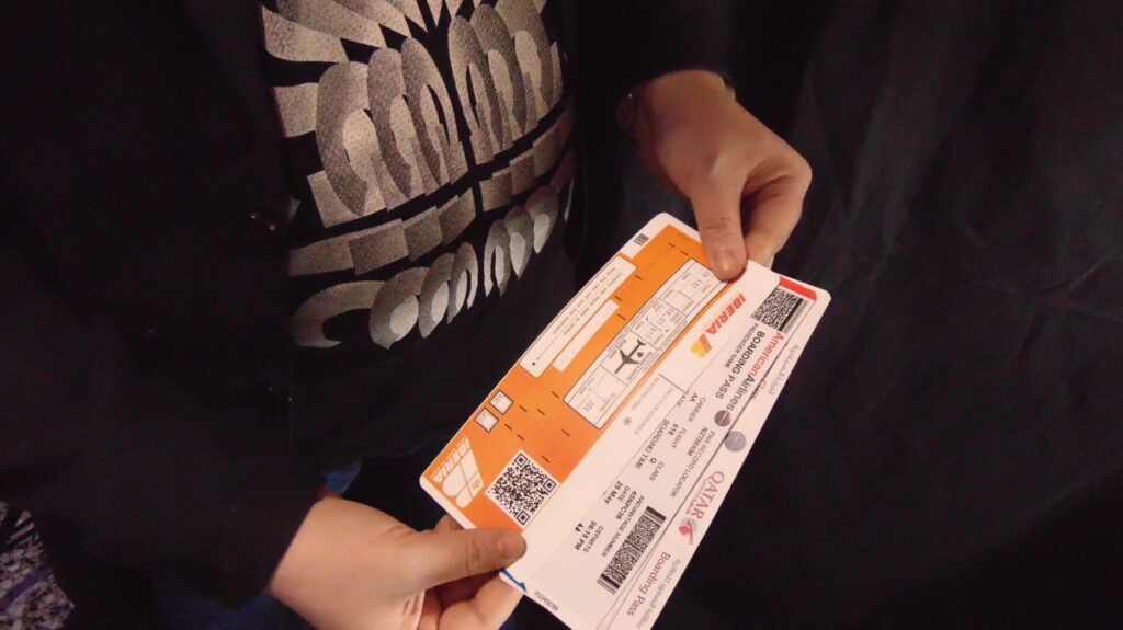 Efecto de Boarding Pass por el mago David beneyto de ontinyent